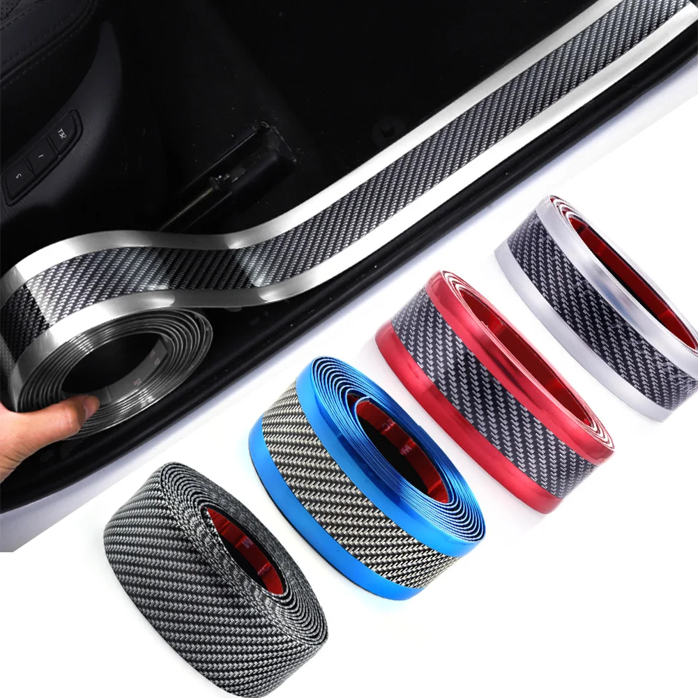 Car Stickers Anti Scratch Door Sill Protector Rubber Strip Carbon Fiber Car Threshold Protection Bumper Film Sticker Car Styling
Car Stickers Anti Scratch Door Sill Protector Rubber Strip Carbon Fiber Car Threshold Protection Bumper Film Sticker Car Styling