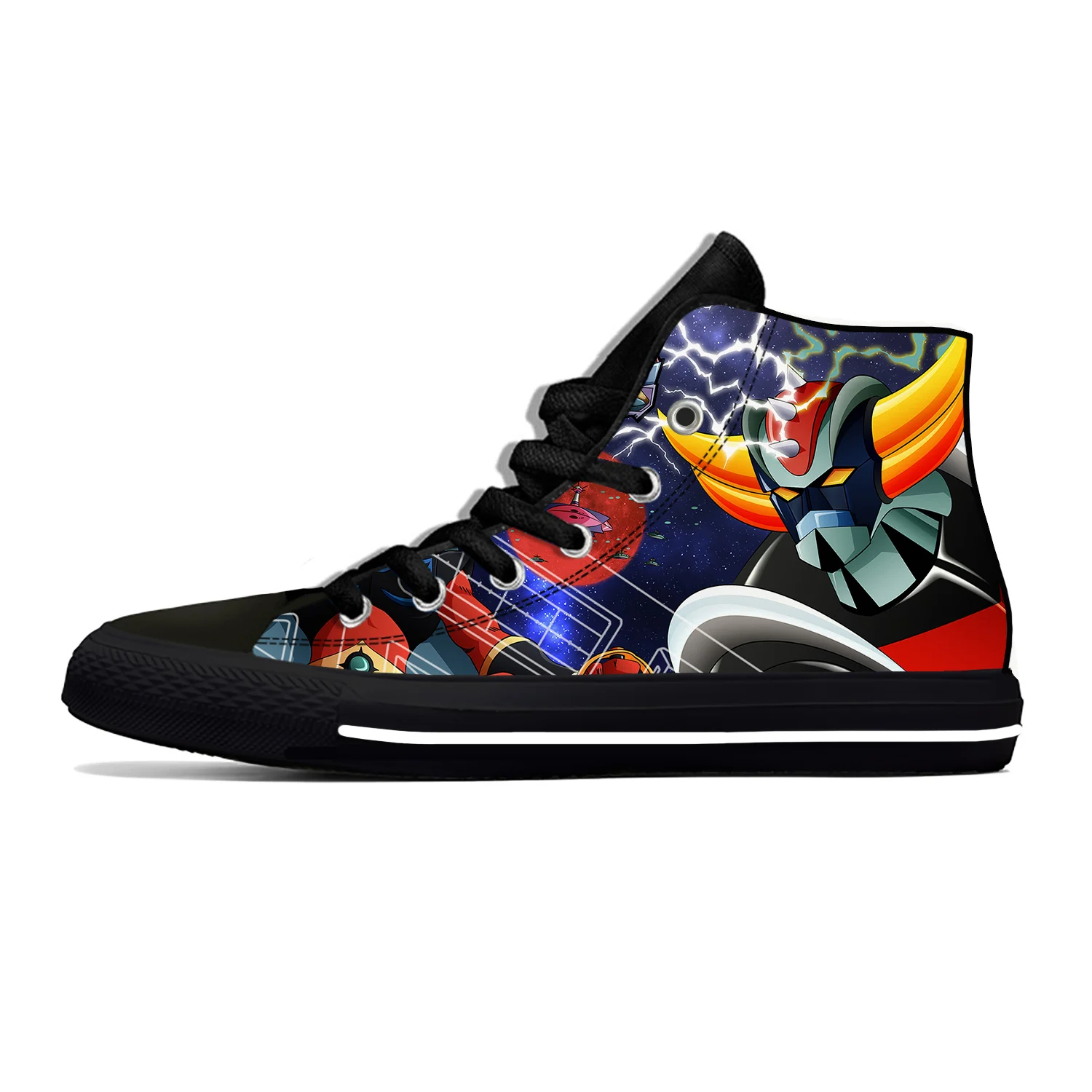 Hot UFO Robot Goldrake Grendizer Anime Gurendaiza Casual Cloth Shoes High Top Lightweight Breathable 3D Print Men Women Sneakers
Hot UFO Robot Goldrake Grendizer Anime Gurendaiza Casual Cloth Shoes High Top Lightweight Breathable 3D Print Men Women Sneakers
