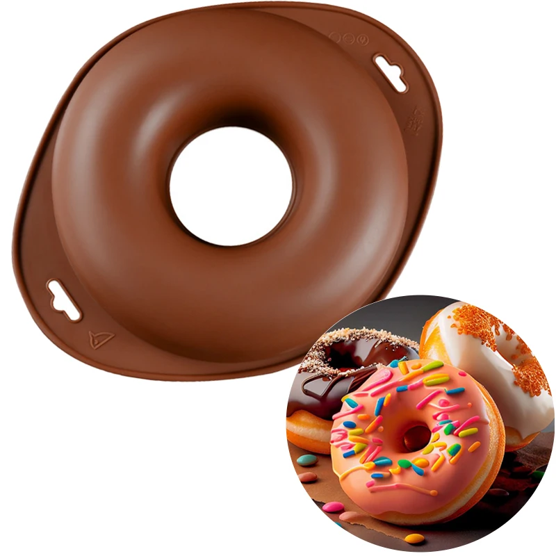 Силиконовая форма в форме большого пончика, силиконовая форма в виде большого пончика для торта, Аксессуары для выпечки, инструменты
Силиконовая форма в форме большого пончика, силиконовая форма в виде большого пончика для торта, Аксессуары для выпечки, инструменты