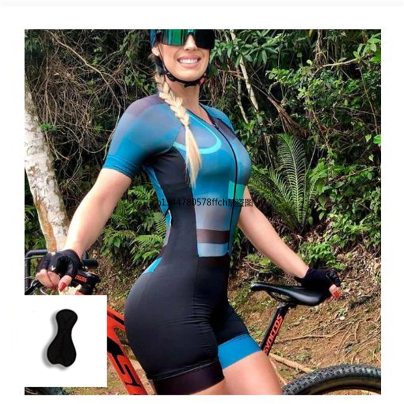 Women's Triathlon Short-sleeved Cycling Clothing Suit Sweat Shirt Clothing Ciclismo Racing Cycling Clothing Triathlon Jumpsuit
Women's Triathlon Short-sleeved Cycling Clothing Suit Sweat Shirt Clothing Ciclismo Racing Cycling Clothing Triathlon Jumpsuit