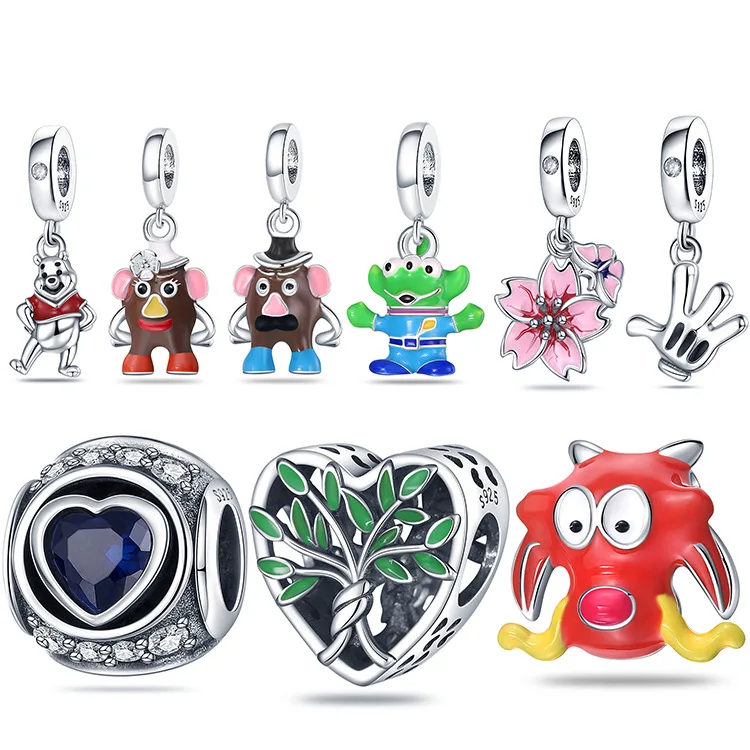 Hot Sale 925 Silver Mother's Day Couple Mr. And Mrs. Potato Pendant Eye Pendant Fit Original Pandora Bracelet Silver Jewelry Diy
Hot Sale 925 Silver Mother's Day Couple Mr. And Mrs. Potato Pendant Eye Pendant Fit Original Pandora Bracelet Silver Jewelry Diy