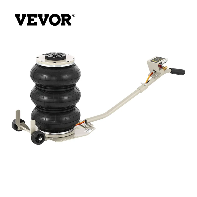 VEVOR Triple Bag Air Jack Pneumatic Jack 6600LBS Quick Lift 3 Ton Heavy Duty Jacking 6600LBS Capacity Pneumatic Jack
VEVOR Triple Bag Air Jack Pneumatic Jack 6600LBS Quick Lift 3 Ton Heavy Duty Jacking 6600LBS Capacity Pneumatic Jack