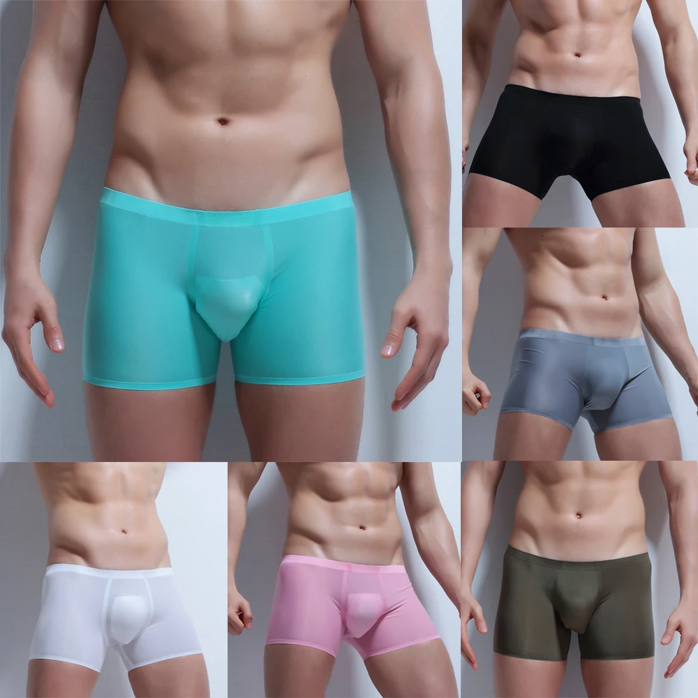 Men's Slimming Underwear Seamless Breathable Ultra-thin Ice Silk Soft Mens One-piece U Pouch Stretch Low Rise Sexy Boxers
Men's Slimming Underwear Seamless Breathable Ultra-thin Ice Silk Soft Mens One-piece U Pouch Stretch Low Rise Sexy Boxers