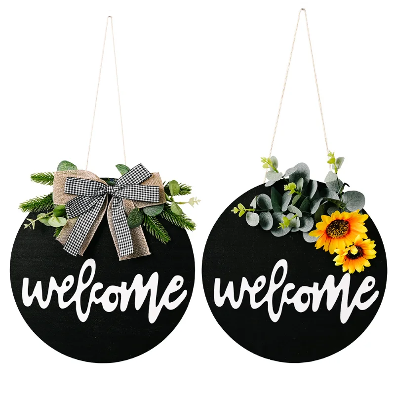 New Arrival American Country Wooden Welcome Door Sign Sunflower Bow Decoration Wreath Door Decoration Welcome Número De Casa
New Arrival American Country Wooden Welcome Door Sign Sunflower Bow Decoration Wreath Door Decoration Welcome Número De Casa