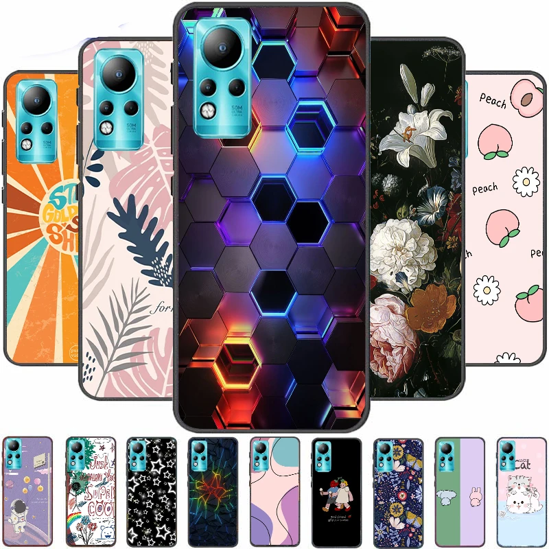 

For Infinix Note 12 Case Painted Soft Silicone Back Cover For Infinix Note12 Phone Cases Fundas Coque Luxury Cute