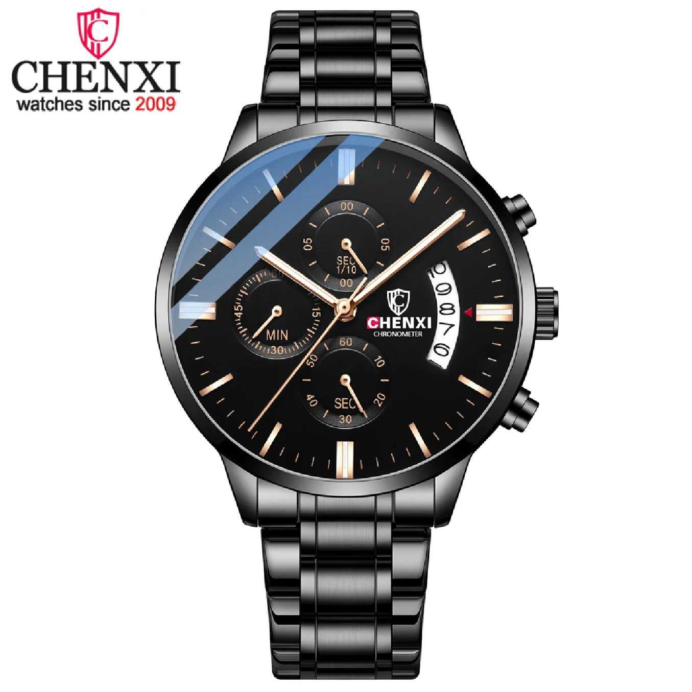 CHENXI Brand Quartz Movement High Quality Men Watches Business Stainless Steel Band 30M Waterproof Date Wristwatches Relogio
CHENXI Brand Quartz Movement High Quality Men Watches Business Stainless Steel Band 30M Waterproof Date Wristwatches Relogio