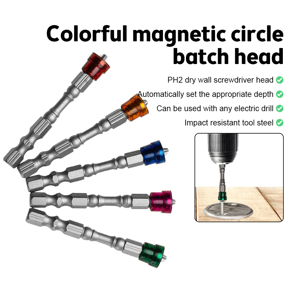 5Pcs/set 65mm Magnetic Drill Screwdriver Bits 1/4 Inch Hex Shank S2 Steel Cross Head Electric Screwdriver Kit for House Working
5Pcs/set 65mm Magnetic Drill Screwdriver Bits 1/4 Inch Hex Shank S2 Steel Cross Head Electric Screwdriver Kit for House Working