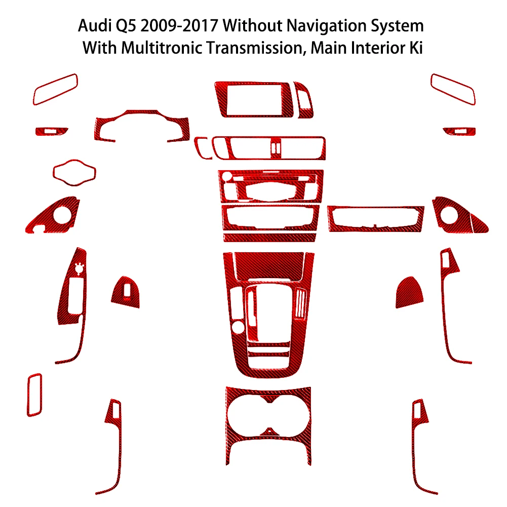 Для Audi Q5 2009-2017 без навигации аксессуары для стайлинга красная защитная наклейка из углеродного волокна чехол для украшения интерьера автом...
Для Audi Q5 2009-2017 без навигации аксессуары для стайлинга красная защитная наклейка из углеродного волокна чехол для украшения интерьера автом...