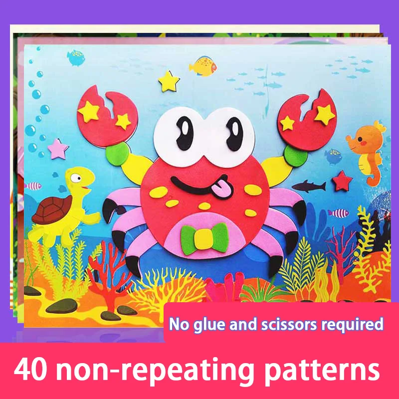 3d Three-dimensional Stickers Eva Cartoon Children's Handmade Material Package Kindergarten Small Class Hand Diy Baby Toys
3d Three-dimensional Stickers Eva Cartoon Children's Handmade Material Package Kindergarten Small Class Hand Diy Baby Toys