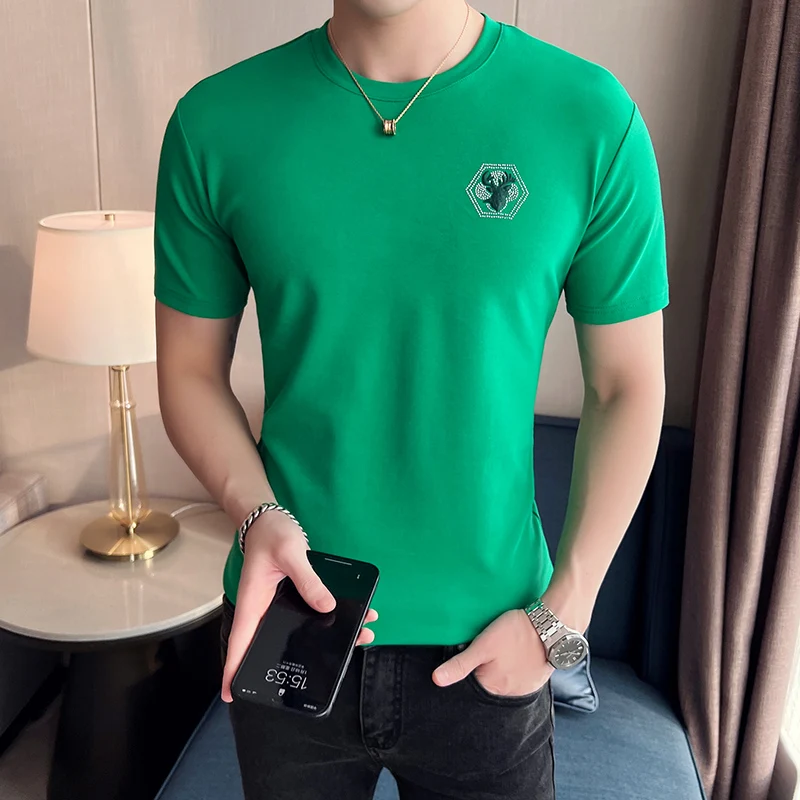 2022 New Embroidered T-Shirts for Men's Summer Crew Neck Short Sleeve Casual T-Shirt Male Streetwear Tee Tops Camiseta Masculina
2022 New Embroidered T-Shirts for Men's Summer Crew Neck Short Sleeve Casual T-Shirt Male Streetwear Tee Tops Camiseta Masculina