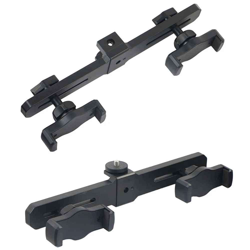New Practical Quality Durable Double Cell Phone Holder Rotating Stand Plastic Tablet Mount Clamp 1/4in Adapter
New Practical Quality Durable Double Cell Phone Holder Rotating Stand Plastic Tablet Mount Clamp 1/4in Adapter