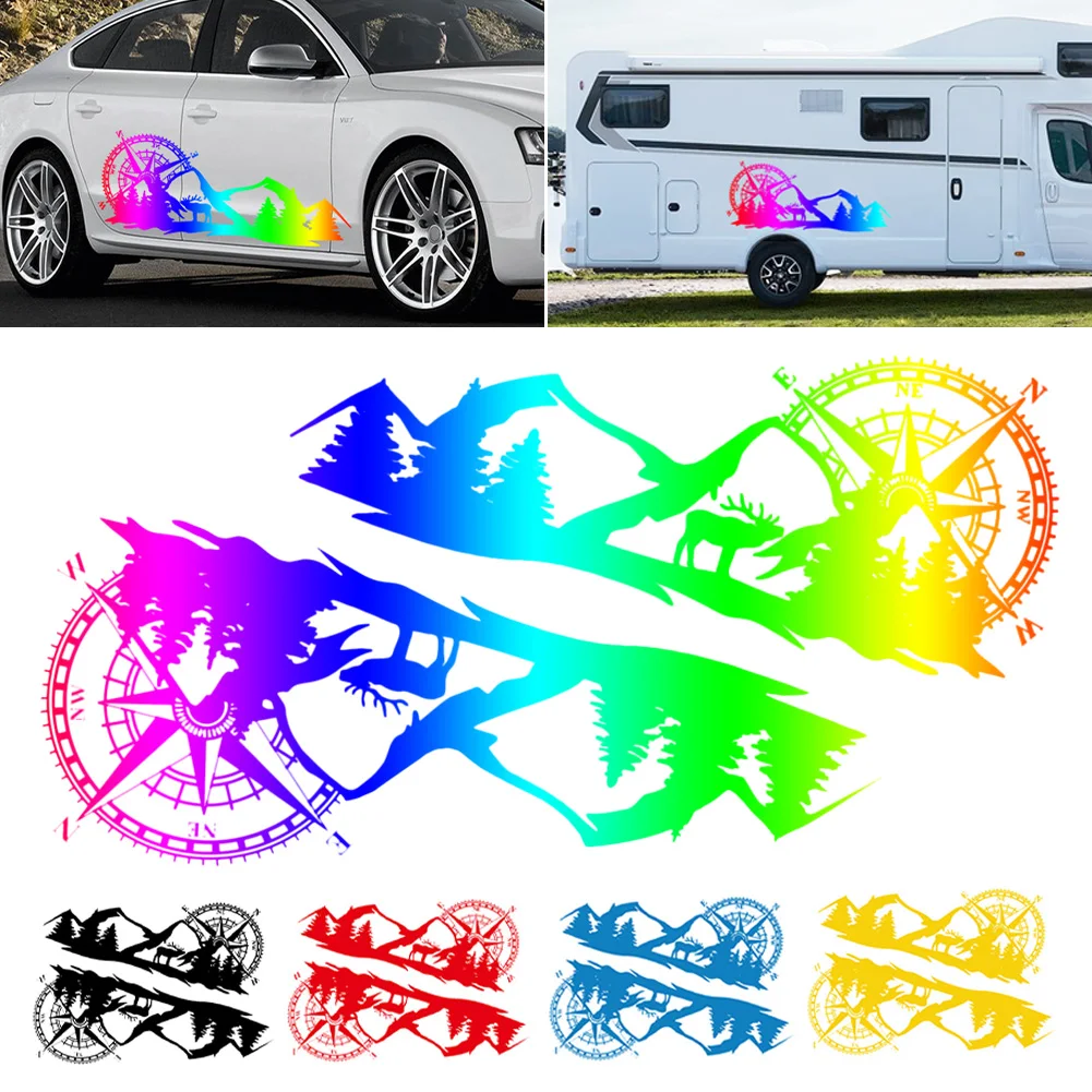 Waterproof SUV RV Styling Decoration Large Car Decals Compass Tree Mountain Deer PVC Stickers Vinyl Graphic Exterior Accessories
Waterproof SUV RV Styling Decoration Large Car Decals Compass Tree Mountain Deer PVC Stickers Vinyl Graphic Exterior Accessories