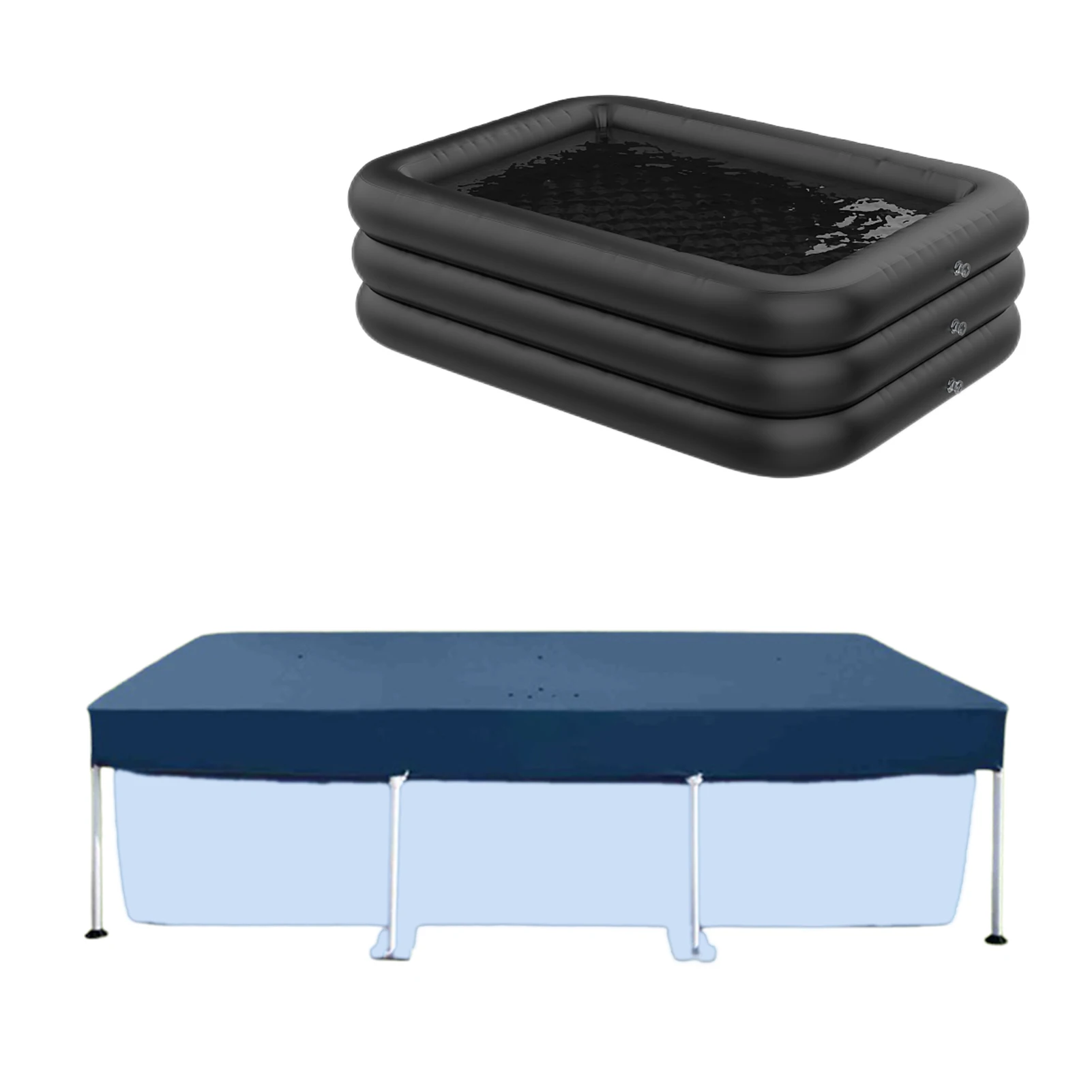 Swimming Pool Cover Summer Dustproof Rectangular Frame Pool Covers Pool Protector Above Ground Iatable Pool Accessory
Swimming Pool Cover Summer Dustproof Rectangular Frame Pool Covers Pool Protector Above Ground Iatable Pool Accessory