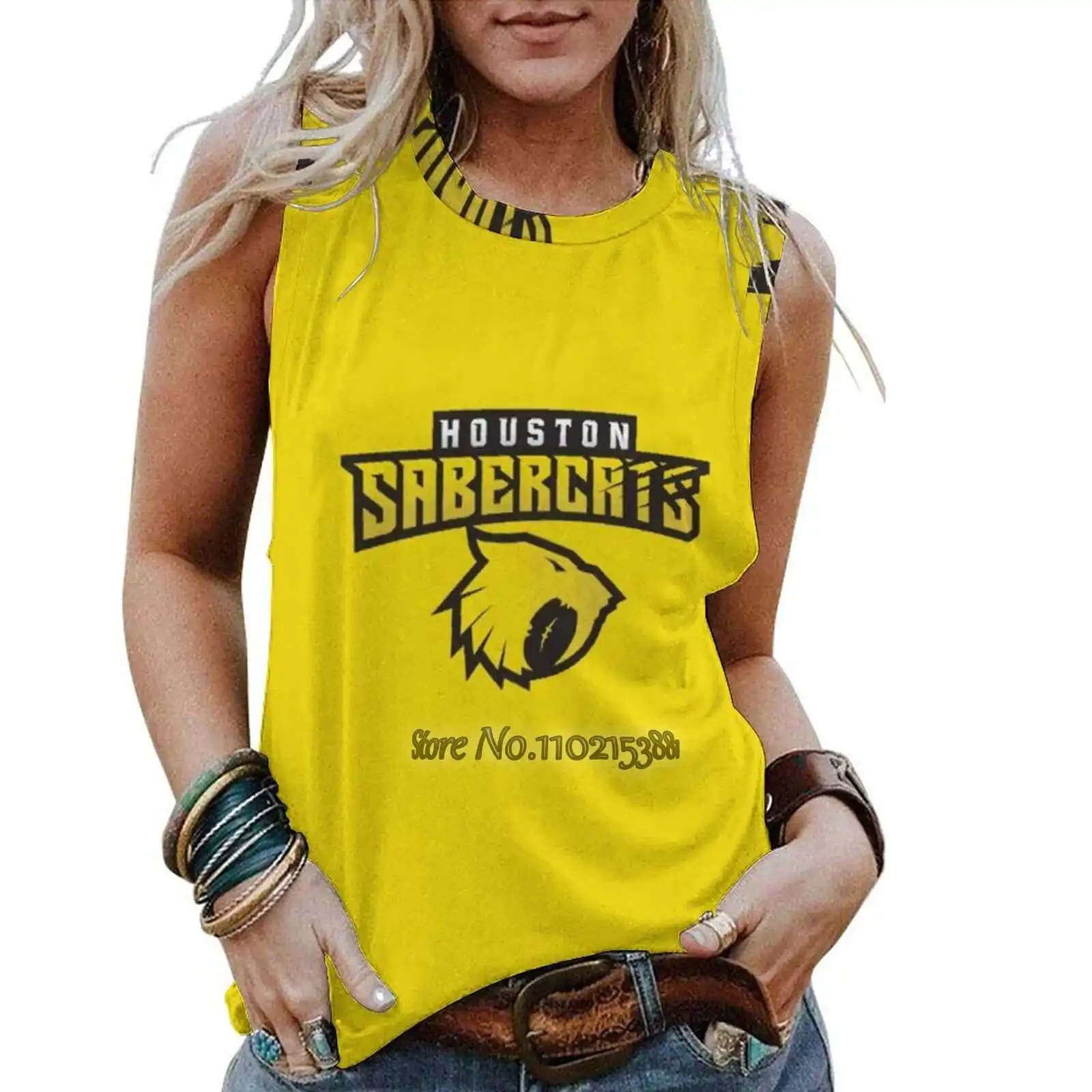 The Houston Sabercats Women Tank Camisole Fashion Loose Casual Vest Sexy Tank Top Girls T-Shirt Sport Hobby Competition Fans
The Houston Sabercats Women Tank Camisole Fashion Loose Casual Vest Sexy Tank Top Girls T-Shirt Sport Hobby Competition Fans