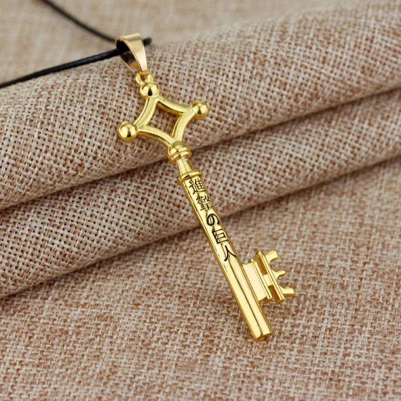 Anime Attack On Titan Eren Key Shingeki No Kyojin Necklace Vintage Rope Chain Pendant Necklace For Men Women Cosplay Jewelry
Anime Attack On Titan Eren Key Shingeki No Kyojin Necklace Vintage Rope Chain Pendant Necklace For Men Women Cosplay Jewelry