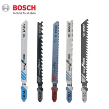 Bosch Professional Metal Jigsaw Blade Set 5 Pieces for Wood and Metal Reciprocating Saw Accessories T111C/T144D/T101A/T118A/T318