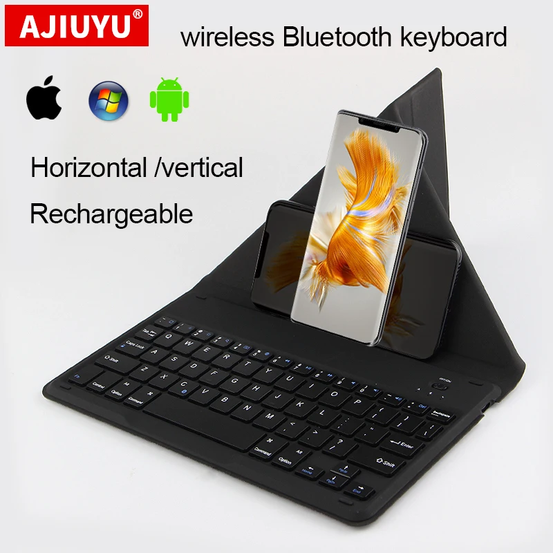 Universal Rechargeable Wireless Bluetooth 3.0 Keyboard For HUAWEI Mate X3 50 Pro P50 P60 Nova 10 Pro Mate XS 2 Folded Phone
Universal Rechargeable Wireless Bluetooth 3.0 Keyboard For HUAWEI Mate X3 50 Pro P50 P60 Nova 10 Pro Mate XS 2 Folded Phone
