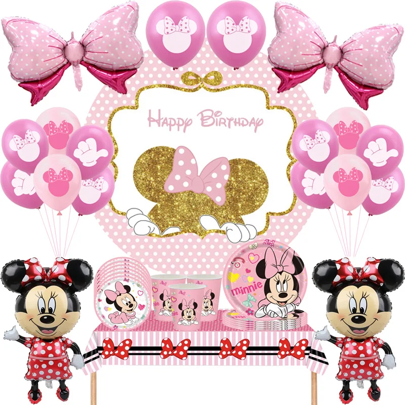Disney Minnie Mouse party decoration kid happy birthday party Disposable party tableware for 10 guests Birthday party decoration
Disney Minnie Mouse party decoration kid happy birthday party Disposable party tableware for 10 guests Birthday party decoration