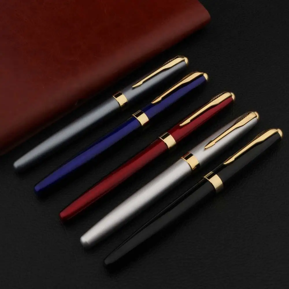 High Quality Fountain Pen Gifts Metal Black Golden Student Fountain Pen Stationery Office School Supplies Pens Writing Tools
High Quality Fountain Pen Gifts Metal Black Golden Student Fountain Pen Stationery Office School Supplies Pens Writing Tools