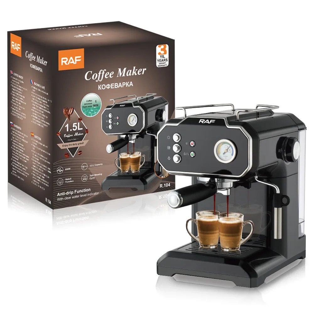 Electric Italian Espresso Coffee Machine Home Portable Coffee Machine Capsule Semi-automatic High Pressure Steam Milk Froth
Electric Italian Espresso Coffee Machine Home Portable Coffee Machine Capsule Semi-automatic High Pressure Steam Milk Froth