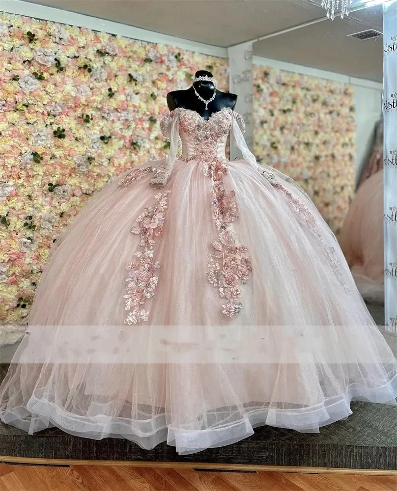 ANGELSBRIDEP Long Sleeve Lace Ball Gown Quinceanera Dresses 2023 Pink Beaded Appliques Sweet 16 Dress Lace -up Vestido 15 Anos
ANGELSBRIDEP Long Sleeve Lace Ball Gown Quinceanera Dresses 2023 Pink Beaded Appliques Sweet 16 Dress Lace -up Vestido 15 Anos