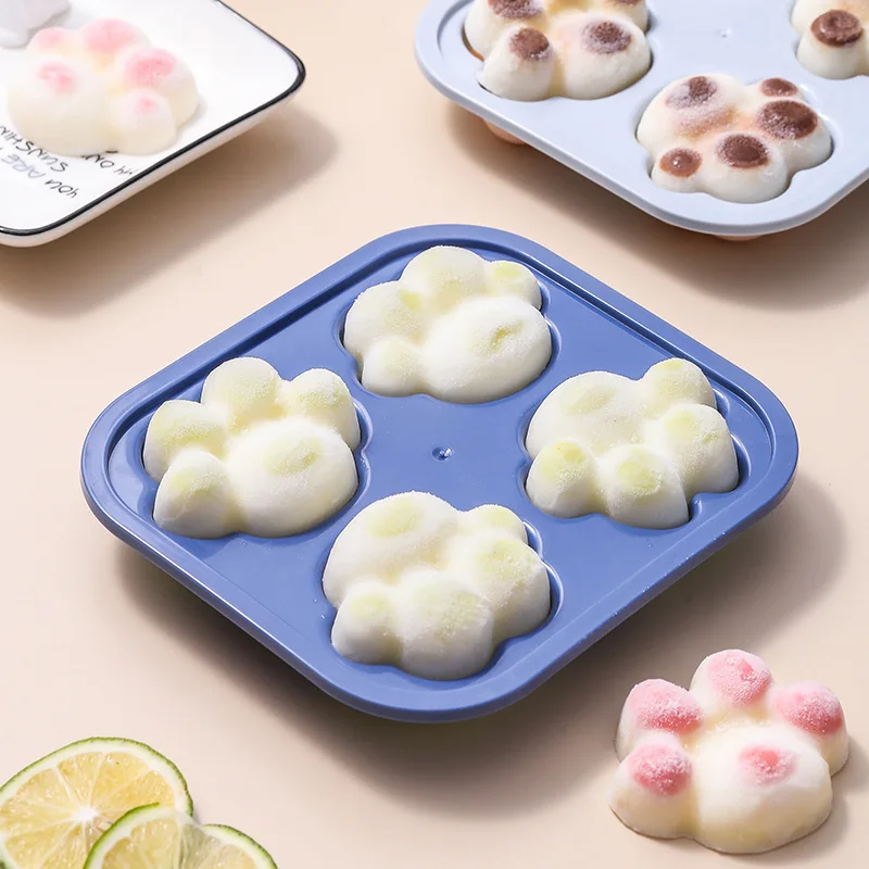 New Cartoon Cat Paw Ice Cream Cake Silicone Mold Kids Popsicle Model Non-stick DIY Candy Chocolates Model Household Ice Mold
New Cartoon Cat Paw Ice Cream Cake Silicone Mold Kids Popsicle Model Non-stick DIY Candy Chocolates Model Household Ice Mold