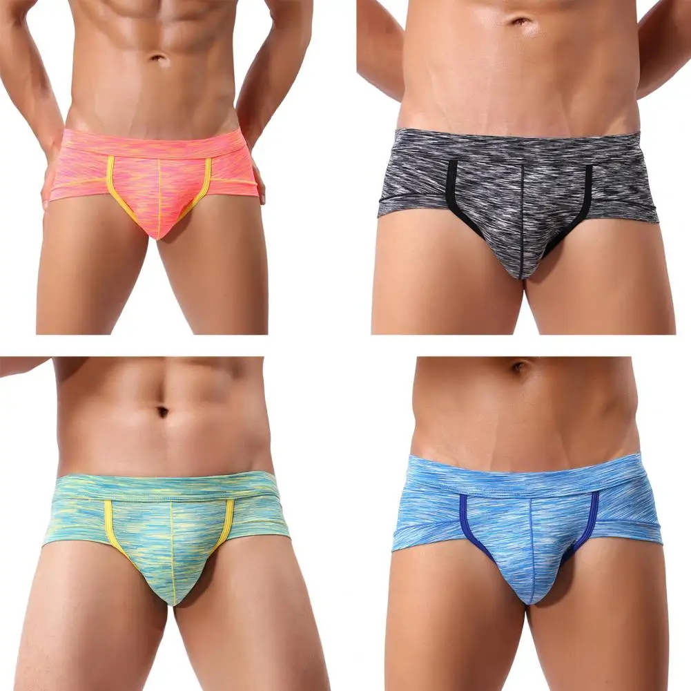 Durable Men Briefs Fine Workmanship Multicolor Low Waist Colored Cotton Men Underpants Breathable Briefs for Home
Durable Men Briefs Fine Workmanship Multicolor Low Waist Colored Cotton Men Underpants Breathable Briefs for Home
