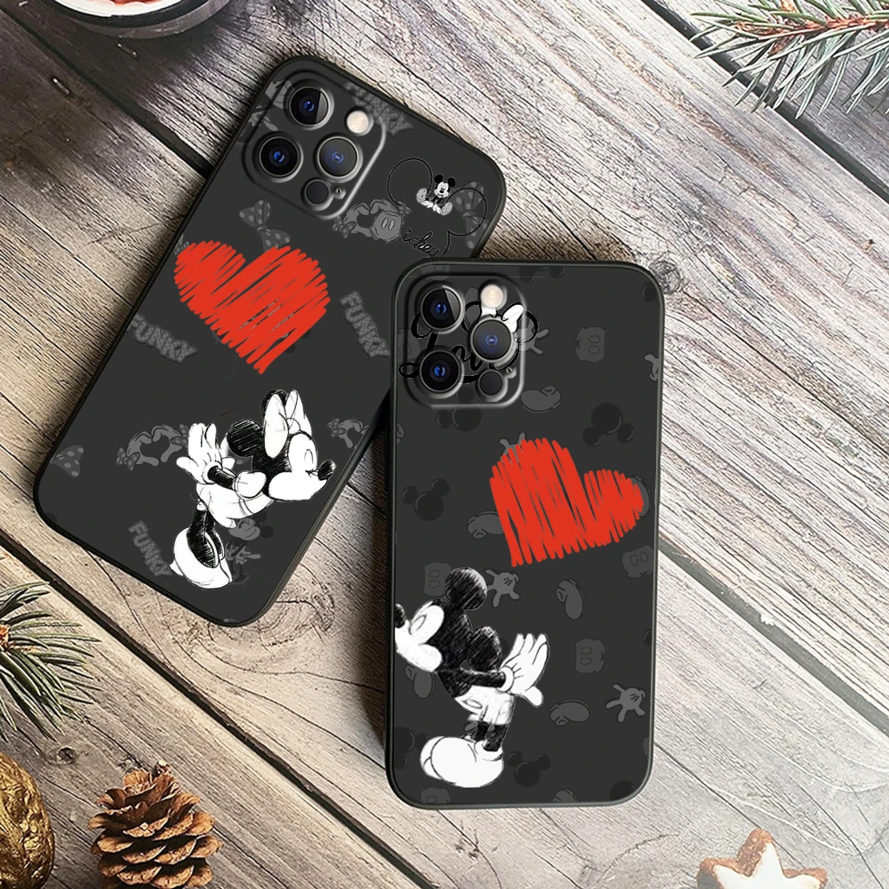 Mickey Minnie Disney Cartoon Phone Case For Apple iPhone 14 13 12 Mini 11 XS Pro Max X XR 8 7 6 Plus 5 SE 2020 Black Cover
Mickey Minnie Disney Cartoon Phone Case For Apple iPhone 14 13 12 Mini 11 XS Pro Max X XR 8 7 6 Plus 5 SE 2020 Black Cover