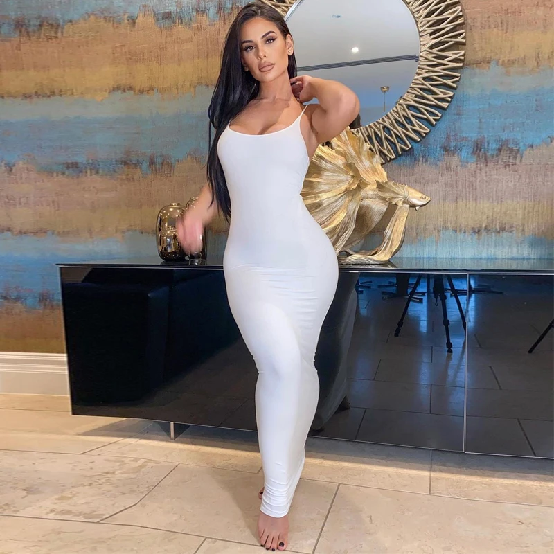 Women Sleeveless Dress with Solid Color, Long Type Leisure Simple Style Skinny Summer Clothing
Women Sleeveless Dress with Solid Color, Long Type Leisure Simple Style Skinny Summer Clothing