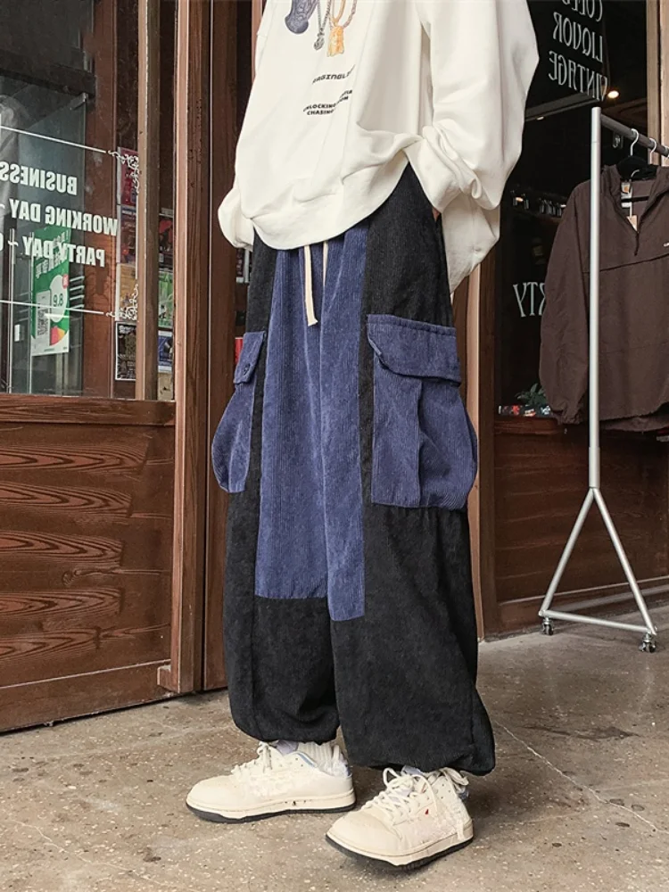 Y2k Aesthetic Japanese Women Men Cargo Pants Vintage Contrast Color Patchwork Cargo Trousers Loose Casual Drawstring Pantalons
Y2k Aesthetic Japanese Women Men Cargo Pants Vintage Contrast Color Patchwork Cargo Trousers Loose Casual Drawstring Pantalons