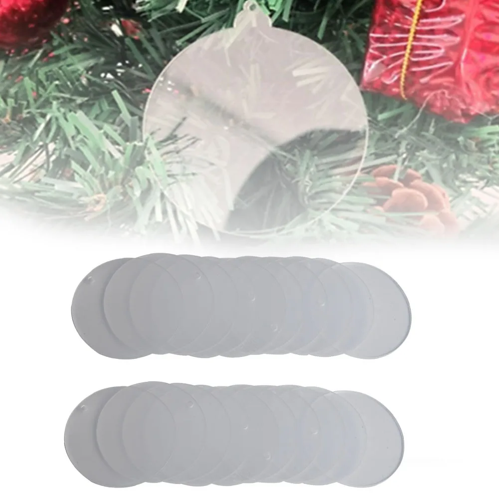 20pcs Clear Blank Acrylic Round Plate Christmas Tree Pendants DIY Key Chains Decoration Gift Labels 75x2.5mm
20pcs Clear Blank Acrylic Round Plate Christmas Tree Pendants DIY Key Chains Decoration Gift Labels 75x2.5mm