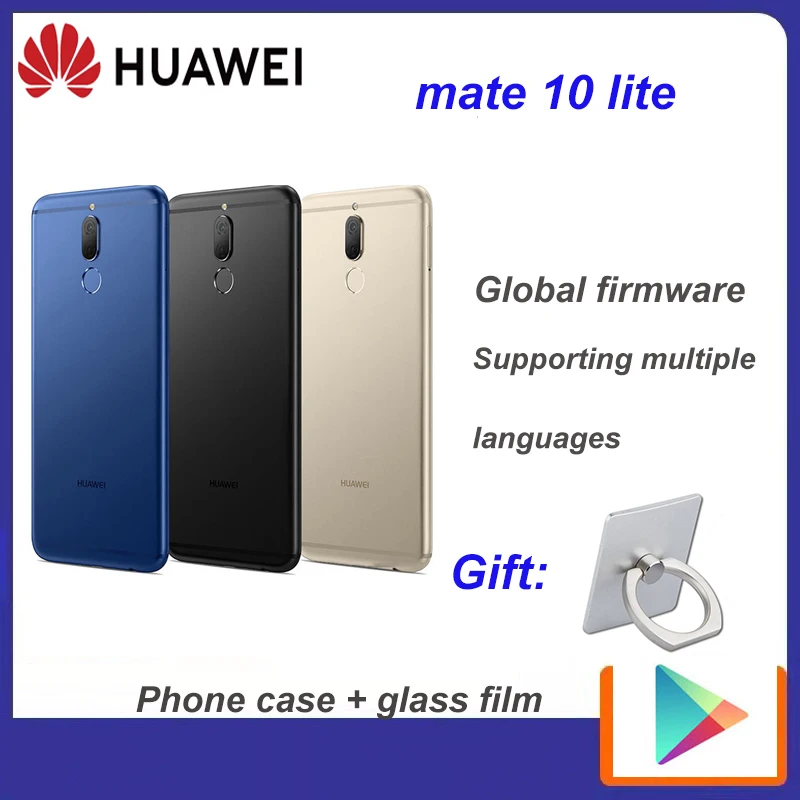 

celular Huawei Mate 10 Lite smartphone 4GB 64GB Kirin 659 16MP Rear Camera 3340 mAh Mobile Phones
