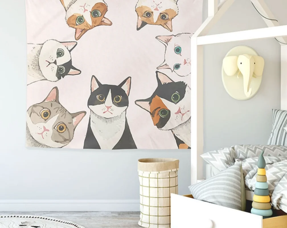 INS Hanging Cloth Cartoon Tapestry Nordic Style Room Layout Bedroom Renovation Wall Cloth Live Broadcast Background Cloth
INS Hanging Cloth Cartoon Tapestry Nordic Style Room Layout Bedroom Renovation Wall Cloth Live Broadcast Background Cloth