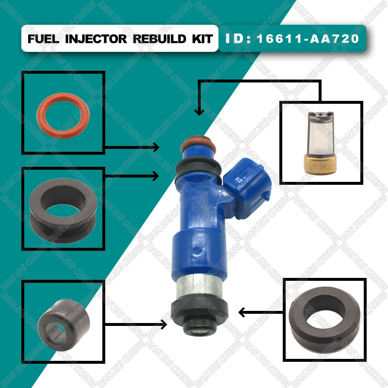 Fuel Injector Service Repair Kit Filters Orings Seals Grommets for Subaru WRX / STI 16611-AA720 2.5L 842-12341
Fuel Injector Service Repair Kit Filters Orings Seals Grommets for Subaru WRX / STI 16611-AA720 2.5L 842-12341