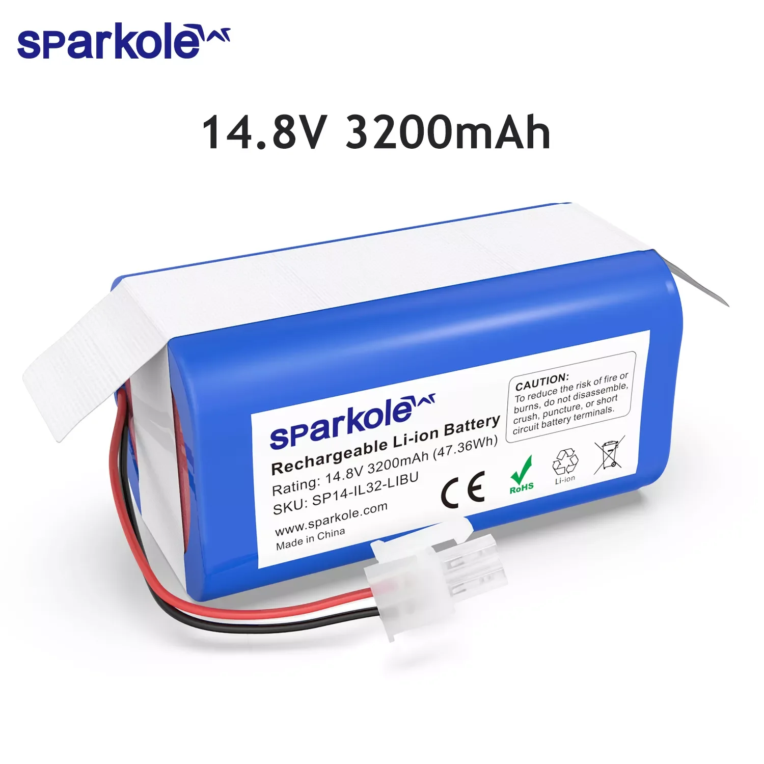 Аккумуляторная батарея Sparkole 14,8 в 3200 мАч для ILIFE ecovacs A4s, A4, A6, A9, V7, V7s, V7s Pro Chuwi
Аккумуляторная батарея Sparkole 14,8 в 3200 мАч для ILIFE ecovacs A4s, A4, A6, A9, V7, V7s, V7s Pro Chuwi