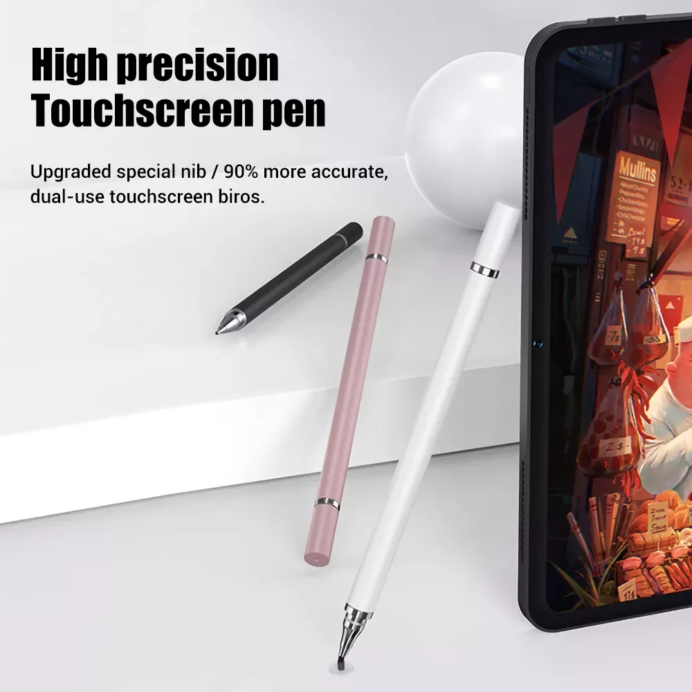 Universal 2 in 1 Stylus Pen Drawing Tablet Capacitive Screen Caneta Touch Pen for iOS Android iPad Smart Pencil Accessories
Universal 2 in 1 Stylus Pen Drawing Tablet Capacitive Screen Caneta Touch Pen for iOS Android iPad Smart Pencil Accessories