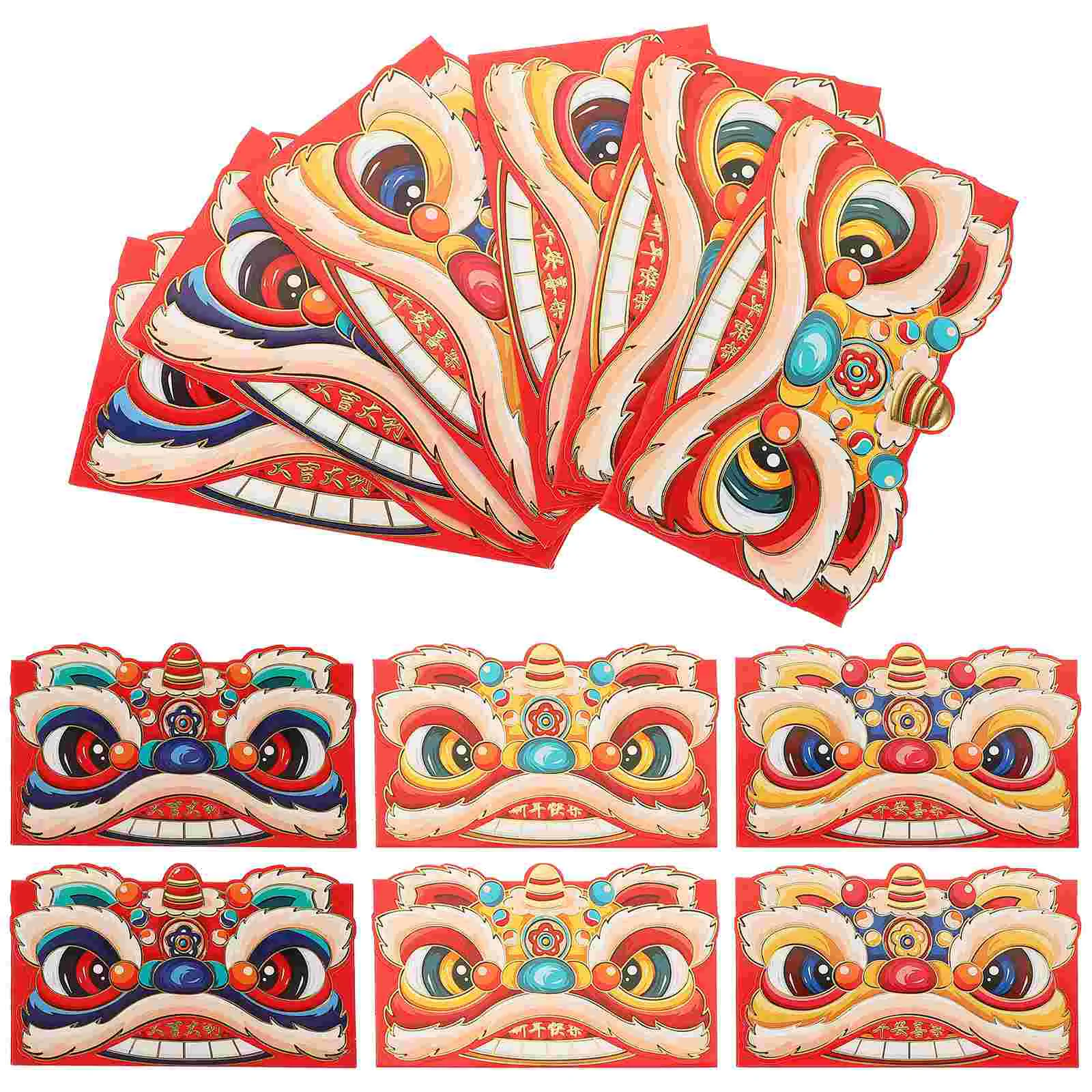 12 Pcs Wallets Red Packet For New Year Traditional Pocket Festival Envelope Purse Paper Packets In Money
12 Pcs Wallets Red Packet For New Year Traditional Pocket Festival Envelope Purse Paper Packets In Money