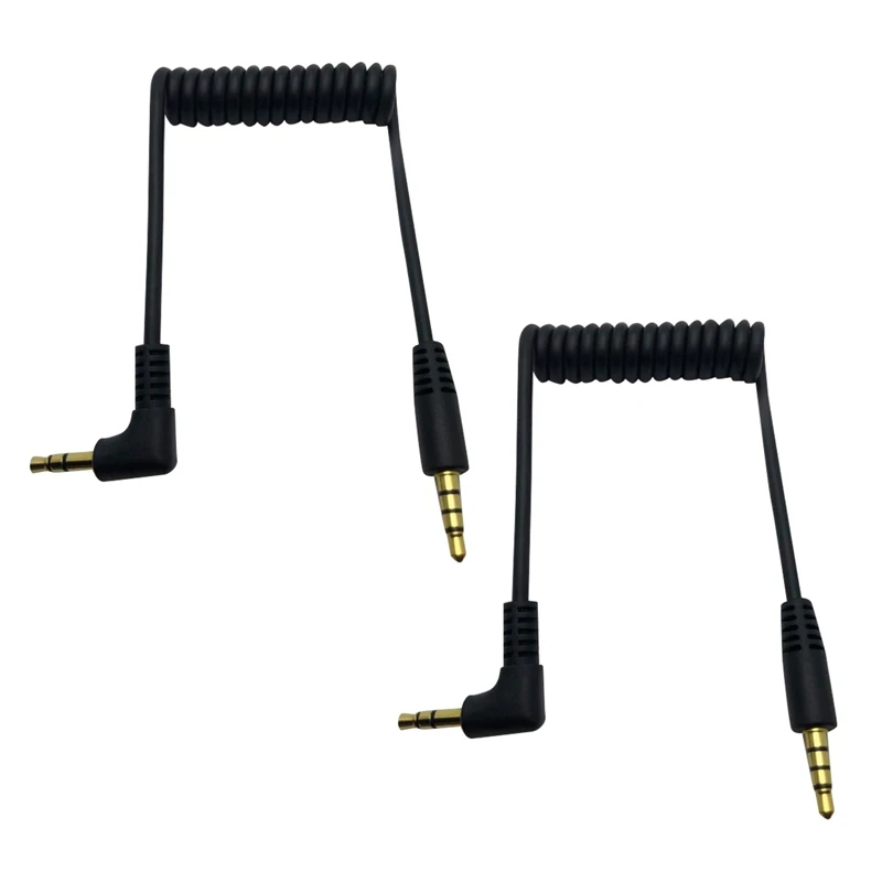 2X 3.5Mm Audio Cable - Dual Male 3.5Mm TRRS To TRS Universal Cable For Microphones
2X 3.5Mm Audio Cable - Dual Male 3.5Mm TRRS To TRS Universal Cable For Microphones