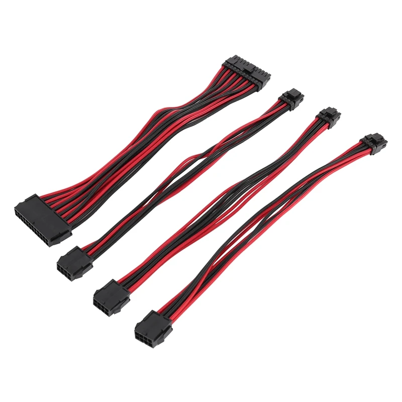 Удлинительный шнур PCI-E 24-Pin 8-Pin (4 + 4) M/B 8-Pin (6 + 2), Удлинительный шнур питания, Плетеный сетевой кабель для материнской платы
Удлинительный шнур PCI-E 24-Pin 8-Pin (4 + 4) M/B 8-Pin (6 + 2), Удлинительный шнур питания, Плетеный сетевой кабель для материнской платы