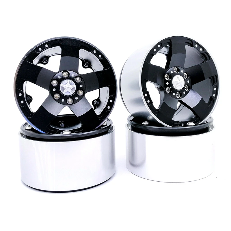 4 шт. 2,2 дюйма RC 1:10 гусеничные диски для гусеничного колеса RC Axial Scx10 Wraith 90046, ступицы колеса Beadlock, черный 
4 шт. 2,2 дюйма RC 1:10 гусеничные диски для гусеничного колеса RC Axial Scx10 Wraith 90046, ступицы колеса Beadlock, черный