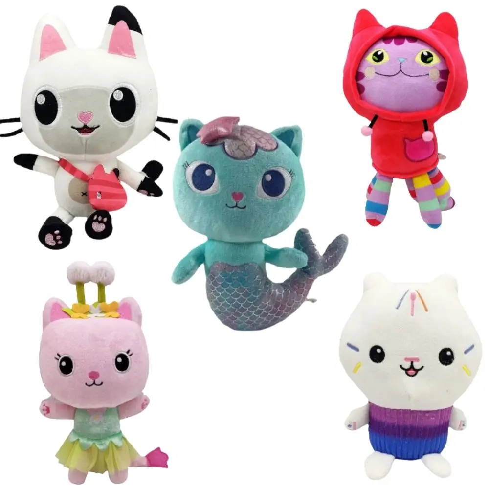 23-25CM Gabby Dollhouse Plush Toy Cartoon Season Stuffed Animals Mermaid Cat Plushie Dolls for Kids Christmas Birthday Gifts
23-25CM Gabby Dollhouse Plush Toy Cartoon Season Stuffed Animals Mermaid Cat Plushie Dolls for Kids Christmas Birthday Gifts