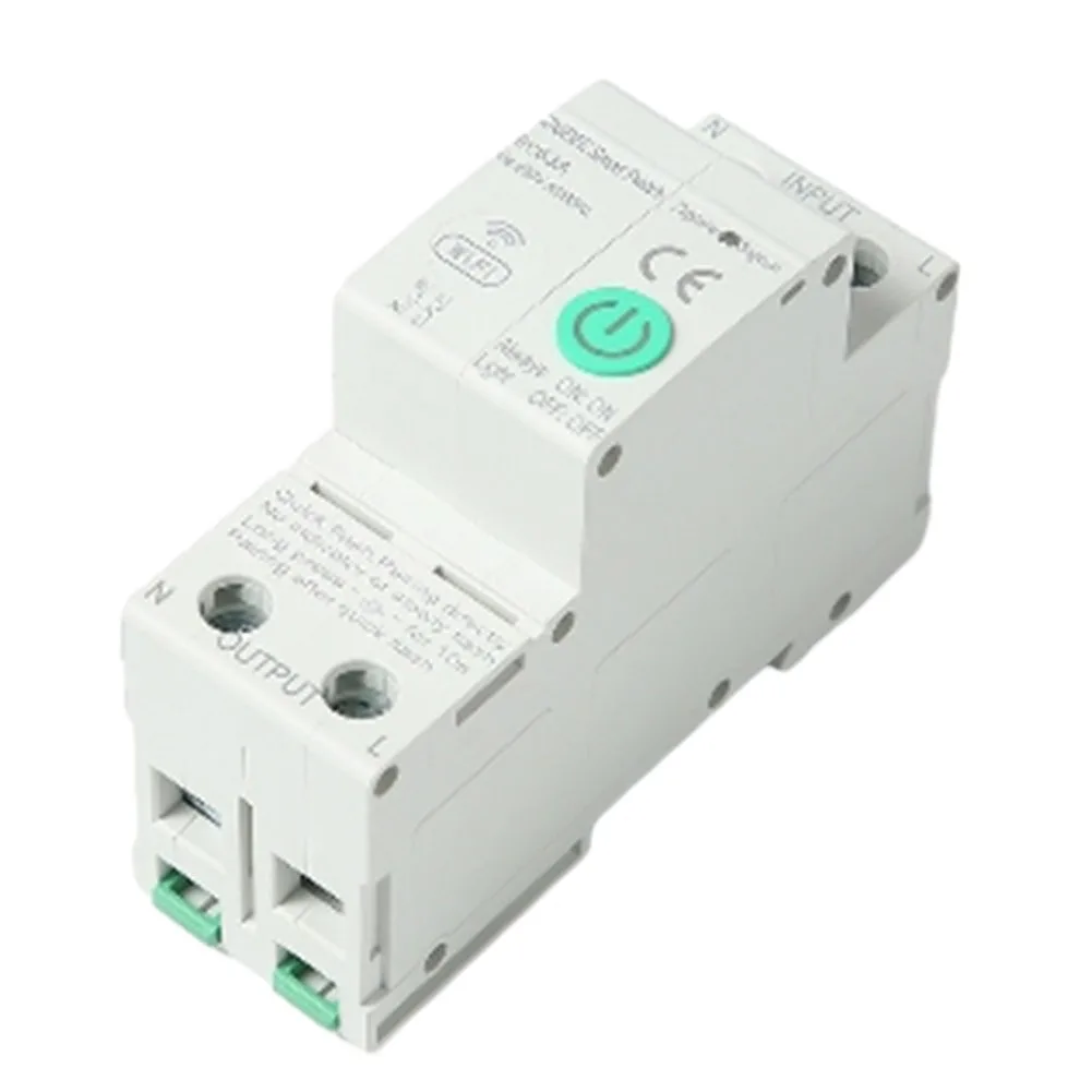 For ZigBe Home Smart Switch Circuit Breaker without Metering Function 2P63A Remote Control Flame Retardant Material
For ZigBe Home Smart Switch Circuit Breaker without Metering Function 2P63A Remote Control Flame Retardant Material