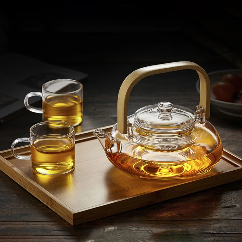 Handle 800ml Blooming, Loose Leaf Tea Pot with Glass Strainer Safe Lid Dishwasher, Stovetop Safe Teaset Kettles
Handle 800ml Blooming, Loose Leaf Tea Pot with Glass Strainer Safe Lid Dishwasher, Stovetop Safe Teaset Kettles