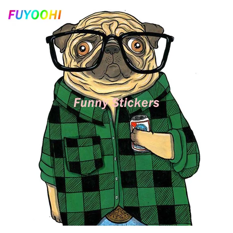 FUYOOHI Exterior/Protection Fashion Stickers Fashion Funny Car Sticker A Dog with Glasses Decal Originality PVC Car Stickers
FUYOOHI Exterior/Protection Fashion Stickers Fashion Funny Car Sticker A Dog with Glasses Decal Originality PVC Car Stickers