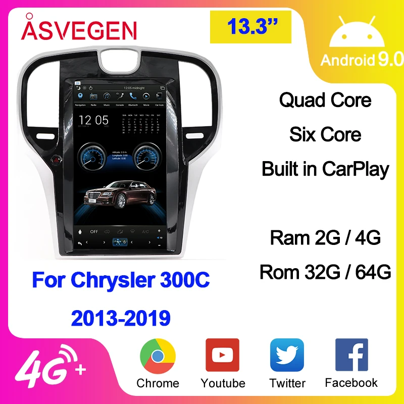 11.8'' Carplay Screen Android 9 Navigation Car Multimedia Player Stereo For Chrysler 300C Monitors Video Headunit GPS Radio
11.8'' Carplay Screen Android 9 Navigation Car Multimedia Player Stereo For Chrysler 300C Monitors Video Headunit GPS Radio