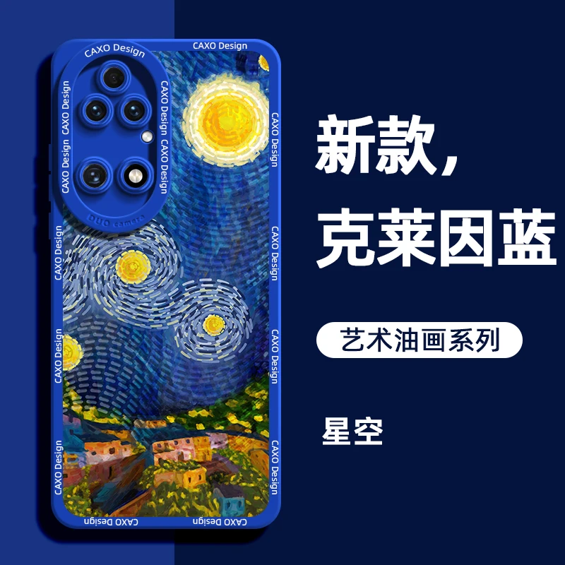 

Чехол для Huawei p50pro мобильный телефон силиконовый p50 полноразмерный противоударный и защищенный от грязи защитный чехол с рисунком маслом advanced sense