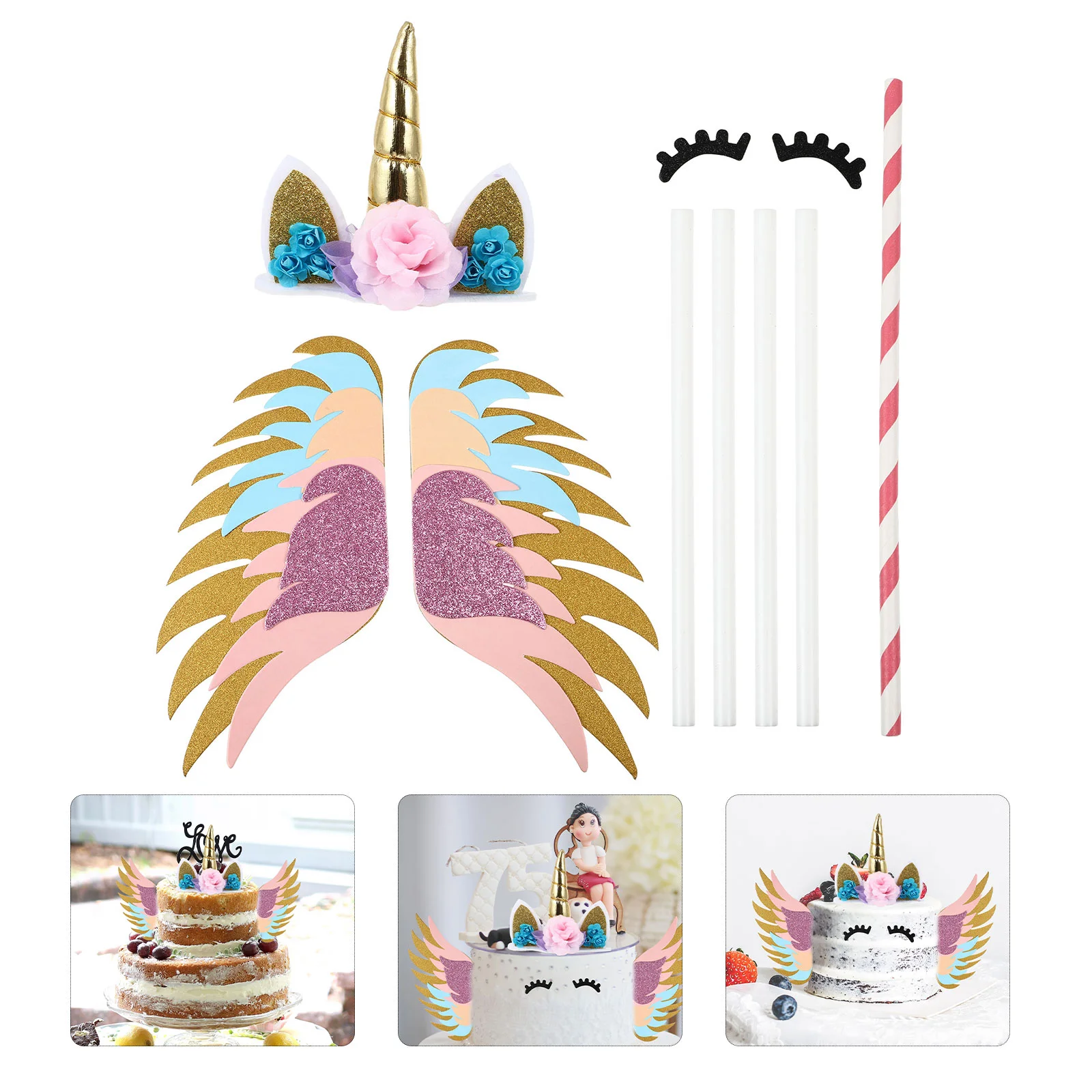 Birthday Cake Picks Decorative Cake Props Cakey Cake Picks Strip Straw Wedding Decoration Unicorn Card Set Cupcake Topper
Birthday Cake Picks Decorative Cake Props Cakey Cake Picks Strip Straw Wedding Decoration Unicorn Card Set Cupcake Topper
