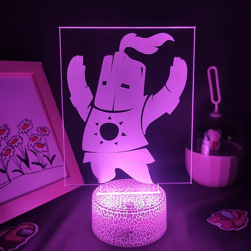 Dark Souls Solaire of Astora Фигурка из игры «Темные души асторы», 3d светодиодные ночники для спальни, лампа-Манга из лавы, декор для детской комнаты, подарок на день рождения
Dark Souls Solaire of Astora Фигурка из игры «Темные души асторы», 3d светодиодные ночники для спальни, лампа-Манга из лавы, декор для детской комнаты, подарок на день рождения