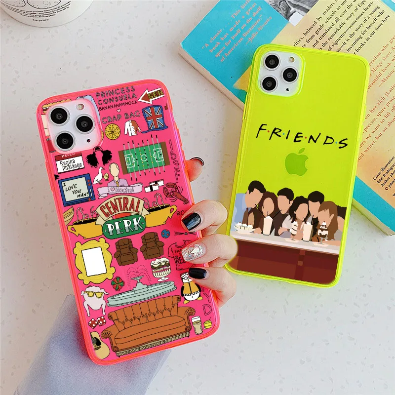Central Perk Friends Fluorescent Phone Case for iPhone 13 12 11 Pro Max XR X XS Max 7 8 Plus SE 2 2020 Cover Fashion Soft Cases
Central Perk Friends Fluorescent Phone Case for iPhone 13 12 11 Pro Max XR X XS Max 7 8 Plus SE 2 2020 Cover Fashion Soft Cases