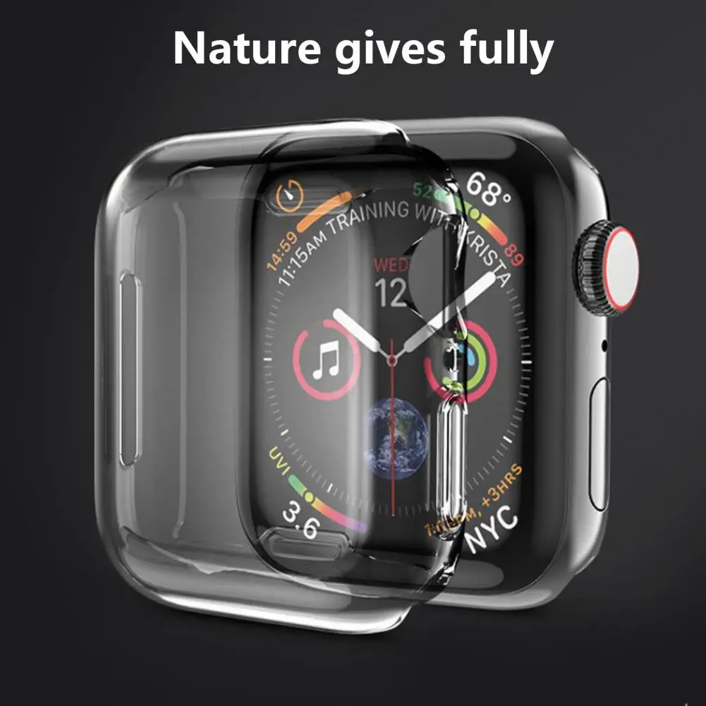 Protective Case Full Coverage Scratch Resistant TPU Smart Watch Transparent Protector for iWatch Series 7 2021 41/45mm
Protective Case Full Coverage Scratch Resistant TPU Smart Watch Transparent Protector for iWatch Series 7 2021 41/45mm